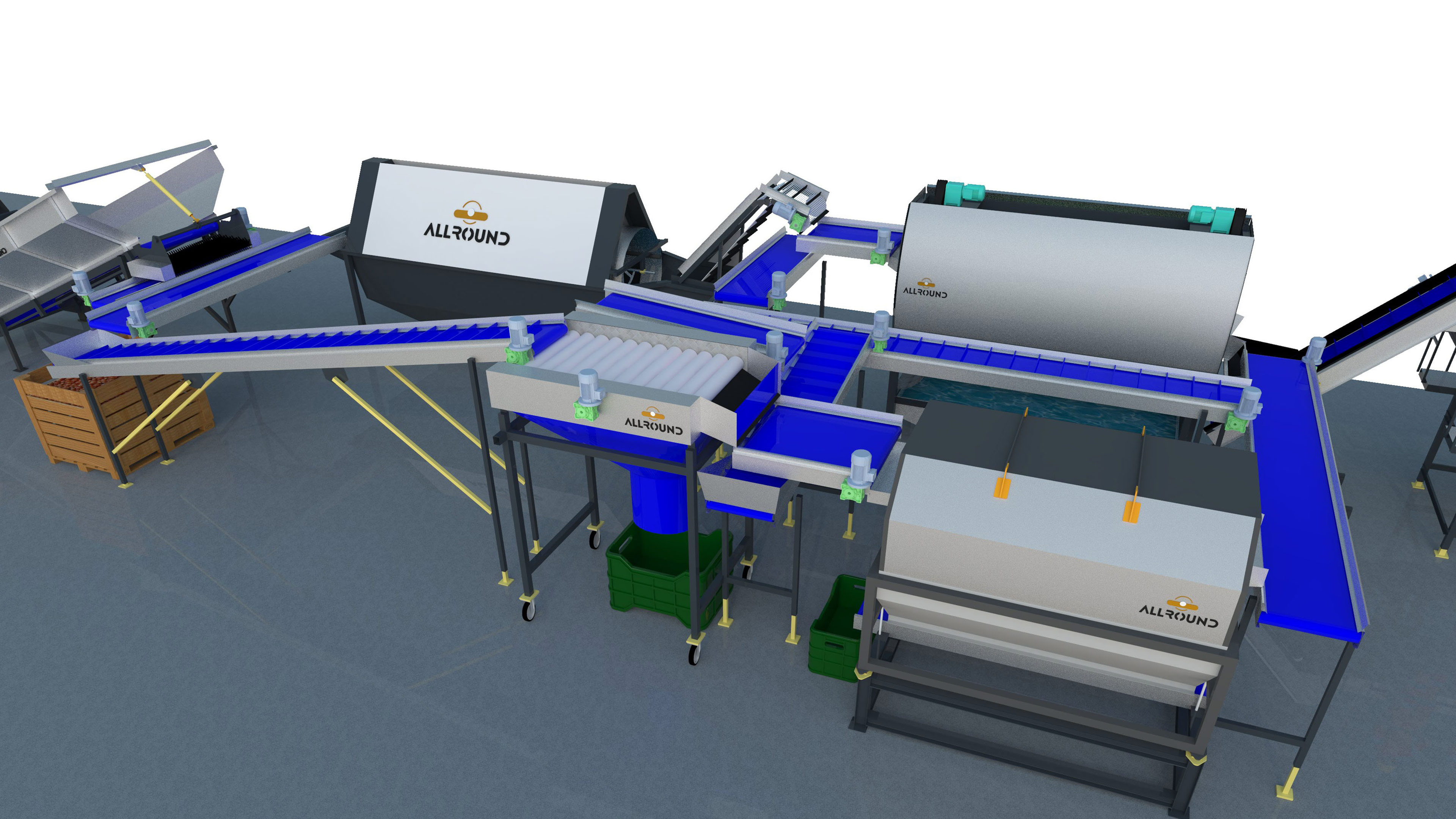 Allround Integrated Processing Line 300 Series (1) - Allround Vegetable ...